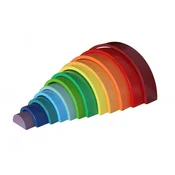 HANAH HOME Drvena igračka Valdorf Rainbov, Šarena, 12 delova