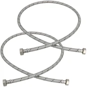 shumee Fleksibilen priključek 1/2” za pipe in armature 120 CM komplet 2 kosov