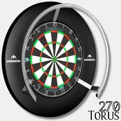 MISSION | Torus 270 | LED osvetlitev za pikado tarčo | Silver