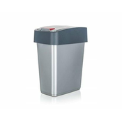 keeeper Koš za odpadke 10 L, 36,5x29,5x18 cm, siv, komplet 3 kosov