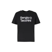 Sergio Tacchini Majica črna/bela