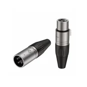 3-pinski XLR mikrofonski vtič in vtičnica za kabel XP3FM
