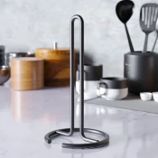 Lessentiel Maison Držač ubrusa MG302, Metalni, 32 x 13 cm, Crni