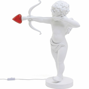 Namizna svetilka CUPID 63 cm, bela, smola, Seletti