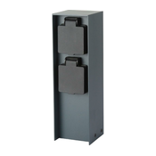Brilagi - Spoljašnji stub sa uticnicama PILLAR 2Z SCHUKO 230V IP44, antracit