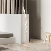 Reality Leuchten Stojalo z LED svetilko Ginko, pesek, kovina, višina 110 cm - Dnevna soba/jedilnica - Sodobni