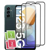 shumee 2x kaljeno steklo za Samsung Galaxy M23 5G celozaslonski 5D steklo