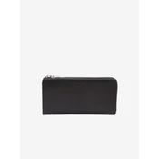 LACOSTE Denarnica Lacoste Compagnon cuir piqué Chantaco črna