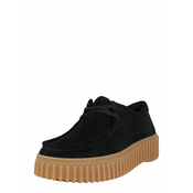 CLARKS Čevlji na vezalke Torhill Bee, črna