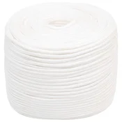 vidaXL Večnamenska uporabna vrv 10 mm 250 m Bela PP