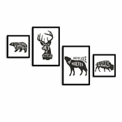 Wallity slika 4PSCT-09, 4 dijela, 136 x 75 cm