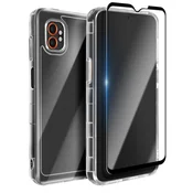 AVIZAR Zaščitni paket za Samsung Xcover 7 Pro Ohišje s kaljenim steklom za zaščito pred udarci, Prozorno, (5000010597)