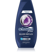 , Schwarzkopf Schauma Silver Reflex šampon za nevtralizacijo rumenih tonov za posvetljene, melirane hadne blond lase 350 ml