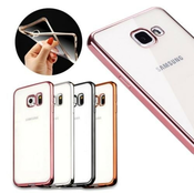 Silikonski ovitek z okvirjem za Samsung Galaxy J5 2017 J530 - temno siv