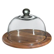 ZASSENHAUS kuhinjska deska s pokrovom (30cm), temno rjava