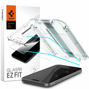 ZAŠČITNO STEKLO SPIGEN GLAS.TR ”EZ FIT” 2-PACK IPHONE 15 CLEAR