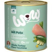 Mokra pasja hrana ADULT s puranom, bučkami + regratom - 800 g