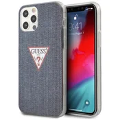 Guess Etui Guess Jeans Collection za iPhone 12 Pro Max - temno modra