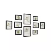 Songmics Komplet okvirjev za slike 10 kosov 20x25 cm 13x18 cm 10x15 cm bela