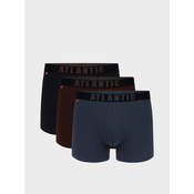 Atlantic Oprijete boksarice 3 Piece Črna