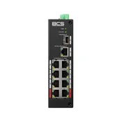 BCS BCS-L-SP0801G-1SFP(2) Industrijski PoE stikalo 8 vrat DIN tirnica z exPoE tehnologijo 96W