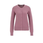 WE Fashion Pletena jopa staro roza