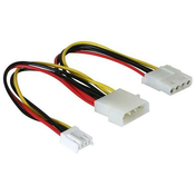 Delock adapter DC Molex M - Molex Ž + 4pin 82111