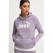 Puma ESS LOGO HOODIE FL (S), ženski pulover, ljubicasta 586789