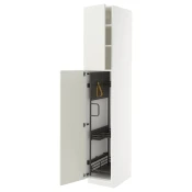 METOD Visoki element-ostava, bela/Veddinge bela, 40x60x220 cm
