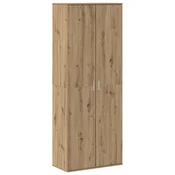 Vidaxl Visok predalnik Umetni hrast 70 x 33.5 x 180 cm Konstruiran les