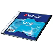 1 to 3 VERBATIM CD-R 700MB 52X ZAPISLJIV Z DODATNO ZAŠČITO 1 KOS