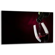 shumee Steklena zaščitna plošča ZA štedilnik 80x52 vino