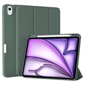 Etui Techsuit Flex Trifold z držalom za pisalo za iPad Air 11 2024/Air 11 2025 - green