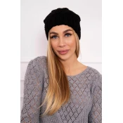 marka niezdefiniowana Cap with fleece Justyna K253 black