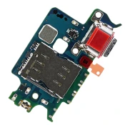 SAMSUNG Originalni polnilni konektor za Samsung Galaxy S22 z USB-C vticnico in citalnikom SIM kartic, servisni paket, (20897884)