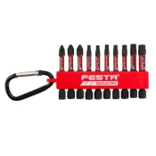 FESTA Set od 10 komada Bitova PH-PZ-TORX S2 1/4 50mm