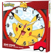 slomart Stenska Ura Pokemon Pikachu (25 cm) - Zabaven Dodatek za Otroško Sobo