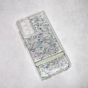 Ovitek bleščice Luxury Glitter za Samsung Galaxy A52 4G/A52 5G/A52s 5G, Teracell, srebrna