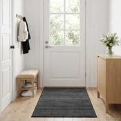 vidaXL Doormat Svetlo siva 350 x 120 cm 100% poliamid