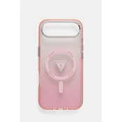 Etui za telefon Guess iPhone 17 Air roza barva, GUHMP17MHGTMLCGP