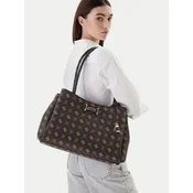 Guess Ročna torba Carrie Logo HWGP98 98220 Rjava