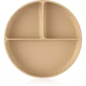 Petite&Mars Take&Match 6m+ deljeni krožnik okrogla Desert Sand 1 kos