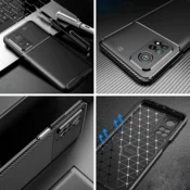 Maska Carbon Defender za Huawei Y5p/ Honor 9s crna