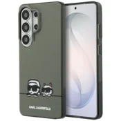 Originalen KARL LAGERFELD MagSafe ovitek Samsung Galaxy S26 Ultra 5G - Peekaboo Heads - črn - KLHMS26L6HPKACK