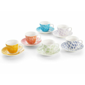 FOREVER set skodelic za espresso Natura, 6 kos, porcelan