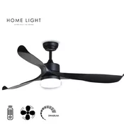 HOME LIGHT Plafonski ventilator sa svetlom 322 Dc, Crni