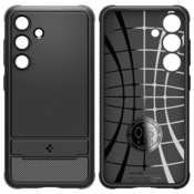 Spigen OVITEK SPIGEN RUGGED ARMOR ZA SAMSUNG GALAXY S24 - MAT ČRN