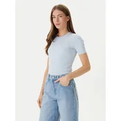 Calvin Klein Majica LV044D246G Svetlo modra Slim Fit