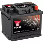 Yuasa Avtomobilska baterija Yuasa SMF YBX3063 12 V 45 Ah T1 Uporaba celic 0