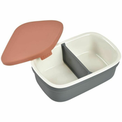 Škatla za malico Ceramic Lunch Box Beaba Mineral Terracotta keramična sivo-oranžna